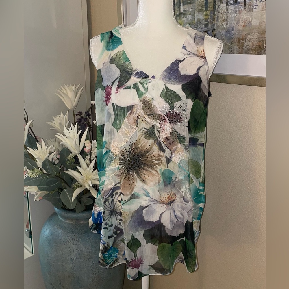 B.L.E.U. Teal and Yellow Dress